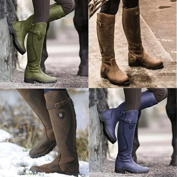 Maeve | Waterproof Leather Riding Boots