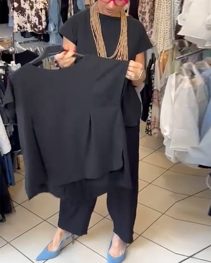 Eileen | Casual Solid Colour Street-Style Blouse