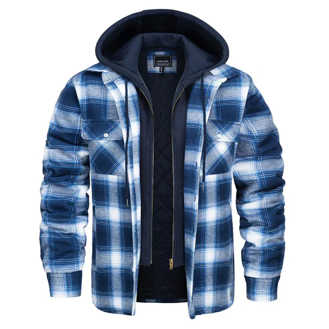 Joel | Checked Hooded Jacket