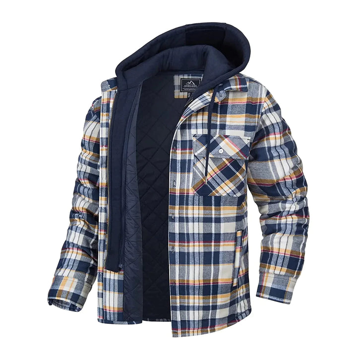 Joel | Checked Hooded Jacket