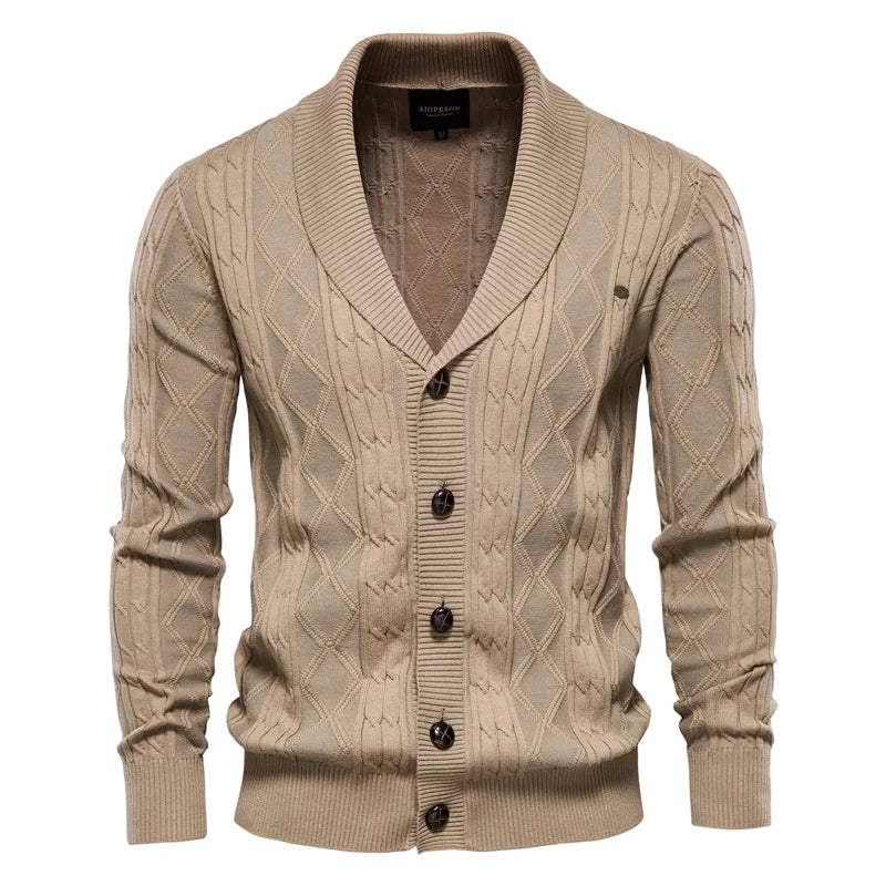 Corey | Men's button-up cardigan