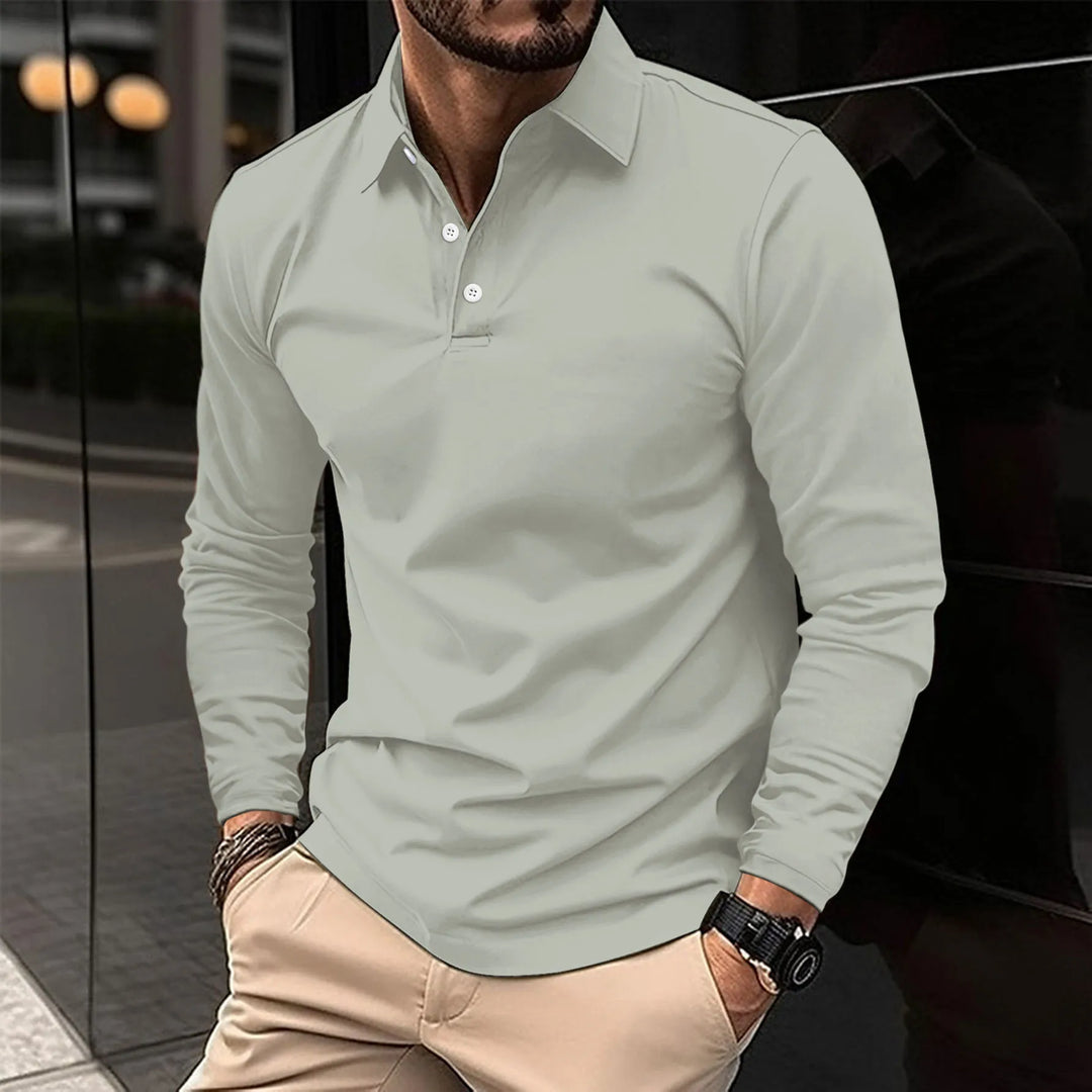 Ethan | Casual Long-Sleeved Polo