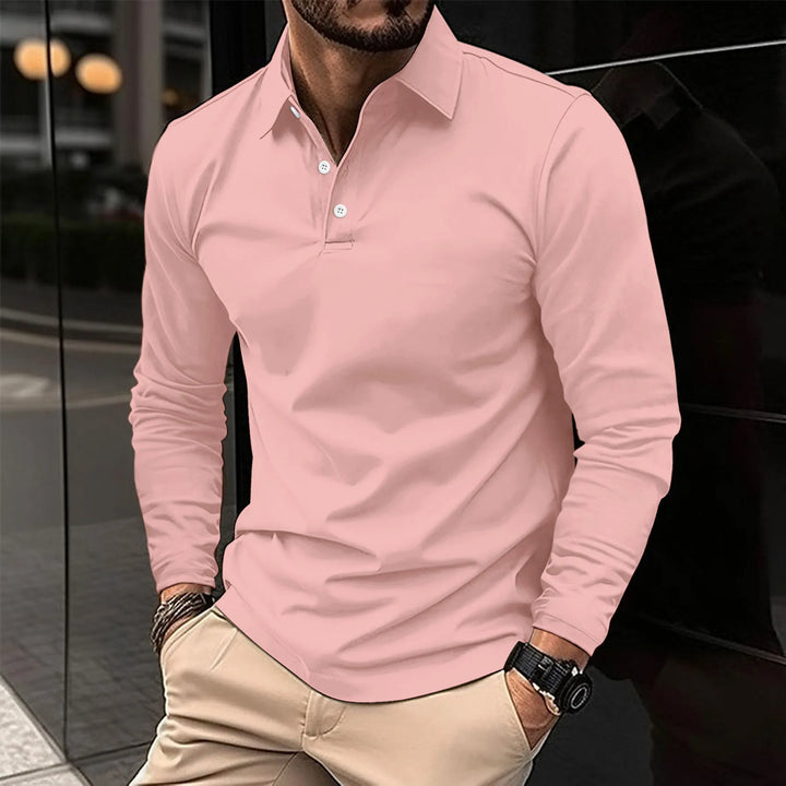 Ethan | Casual Long-Sleeved Polo