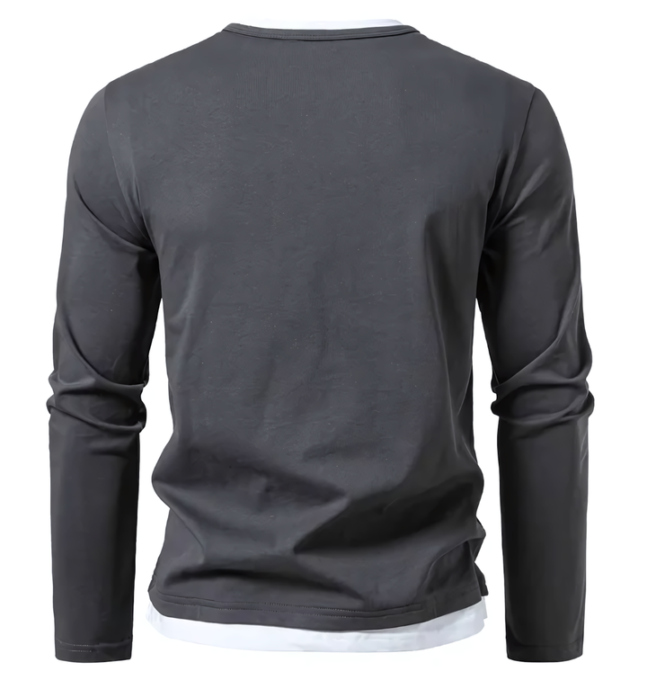 Spencer | Premium long-sleeved T-shirt in combed cotton