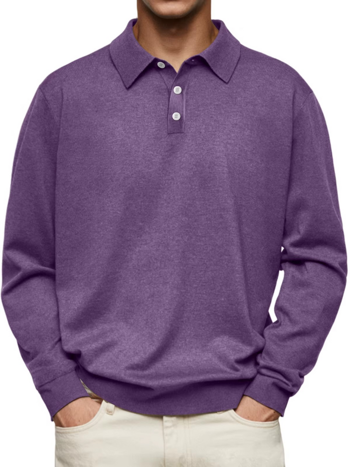 Aiden | Long Sleeve Polo