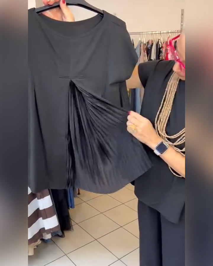 Eileen | Casual Solid Colour Street-Style Blouse